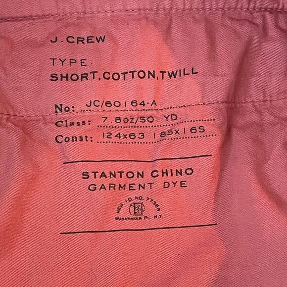 J. Crew Stanton 7" Chino Shorts Men's SZ 35 - Picture 6 of 8